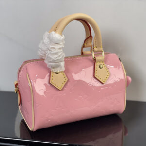 Louis Vuitton Nano Speedy Pink Handbag