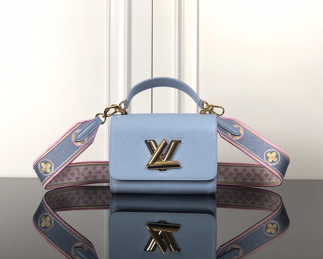 Louis Vuitton Twist Small Shoulder Bag in Powder Blue