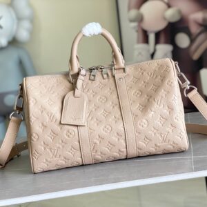 Louis Vuitton Keepall Bandoulière 35 Travel Bag in Monogram Eclipse