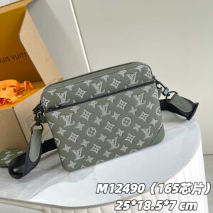 Louis Vuitton Trio Messenger Bag in Monogram Eclipse Reverse Canvas