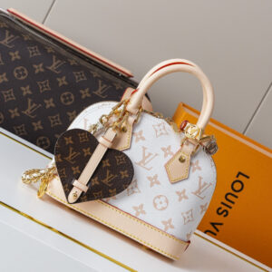 Louis Vuitton Alma Mini Customizable Leather Handbag