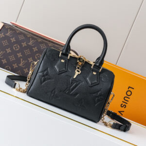 Louis Vuitton Speedy Bandoulière 20 Monogram Empreinte Leather Crossbody Bag