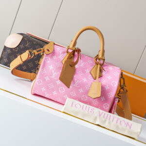 Speedy P9 Bandoulière 25 Monogram Leather Handbag