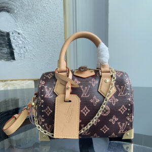 Louis Vuitton Speedy Trunk 20 Monogram Origine Handbag