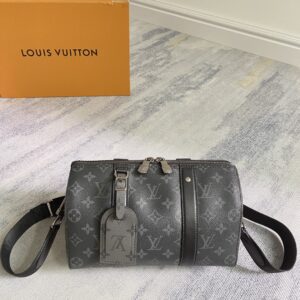 Louis Vuitton Keepall Travel Bag M45936 in Monogram Eclipse