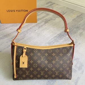 CarryAll East West Handbag in Monogram Canvas and Leather Trim