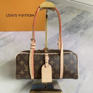 Louis Vuitton Hang On Shoulder Bag in Monogram Canvas