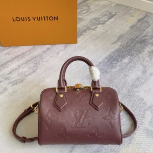Louis Vuitton Speedy Bandoulière 20 Monogram Empreinte Leather Crossbody Bag
