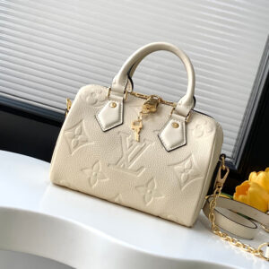 Louis Vuitton Speedy Bandouliere 20 Monogram Empreinte Leather Handbag