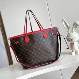 Louis Vuitton Neverfull MM Damier Azur Canvas Tote Bag