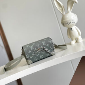 Steamer Mini Shoulder Bag in Monogram Eclipse Canvas