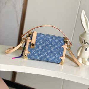 Louis Vuitton Side Trunk Denim Rendez-Vous Shoulder Bag