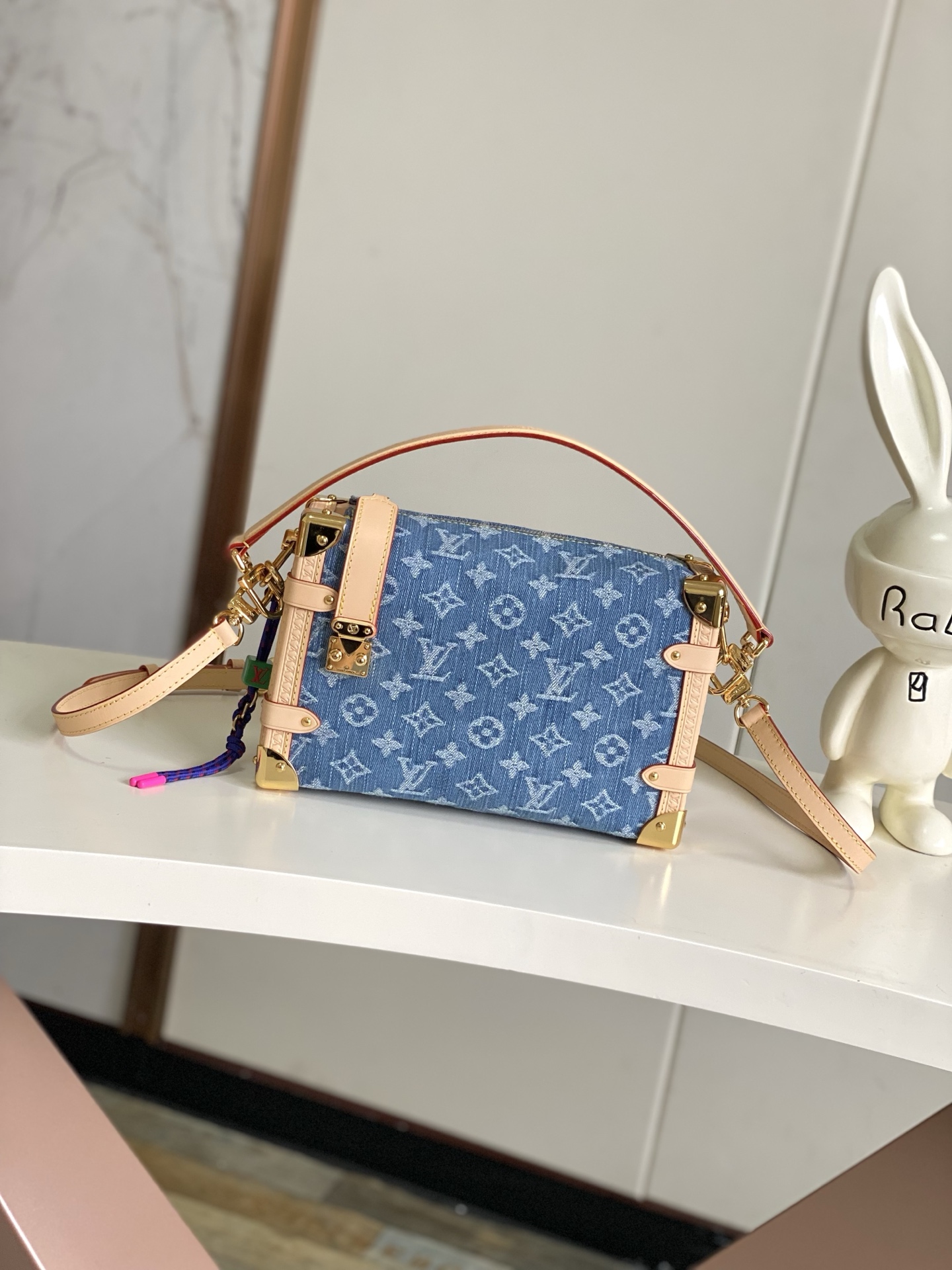 Louis Vuitton Side Trunk Denim Rendez-Vous Shoulder Bag