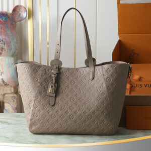 Louis Vuitton All In One MM Monogram Empreinte Leather Tote Bag