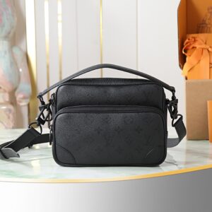 Louis Vuitton Nil Messenger Bag in Monogram Midnight Coated Canvas