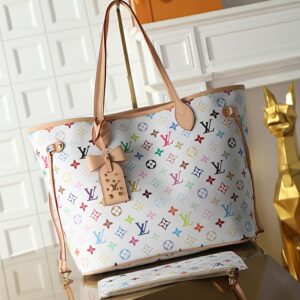 Louis Vuitton Neverfull MM Multicolor Tote Bag