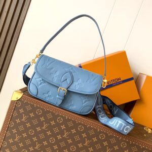 Louis Vuitton Diane Monogram Empreinte Leather Shoulder Bag
