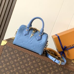 Louis Vuitton Speedy Bandouliere 20 Handbag in Monogram Empreinte Leather