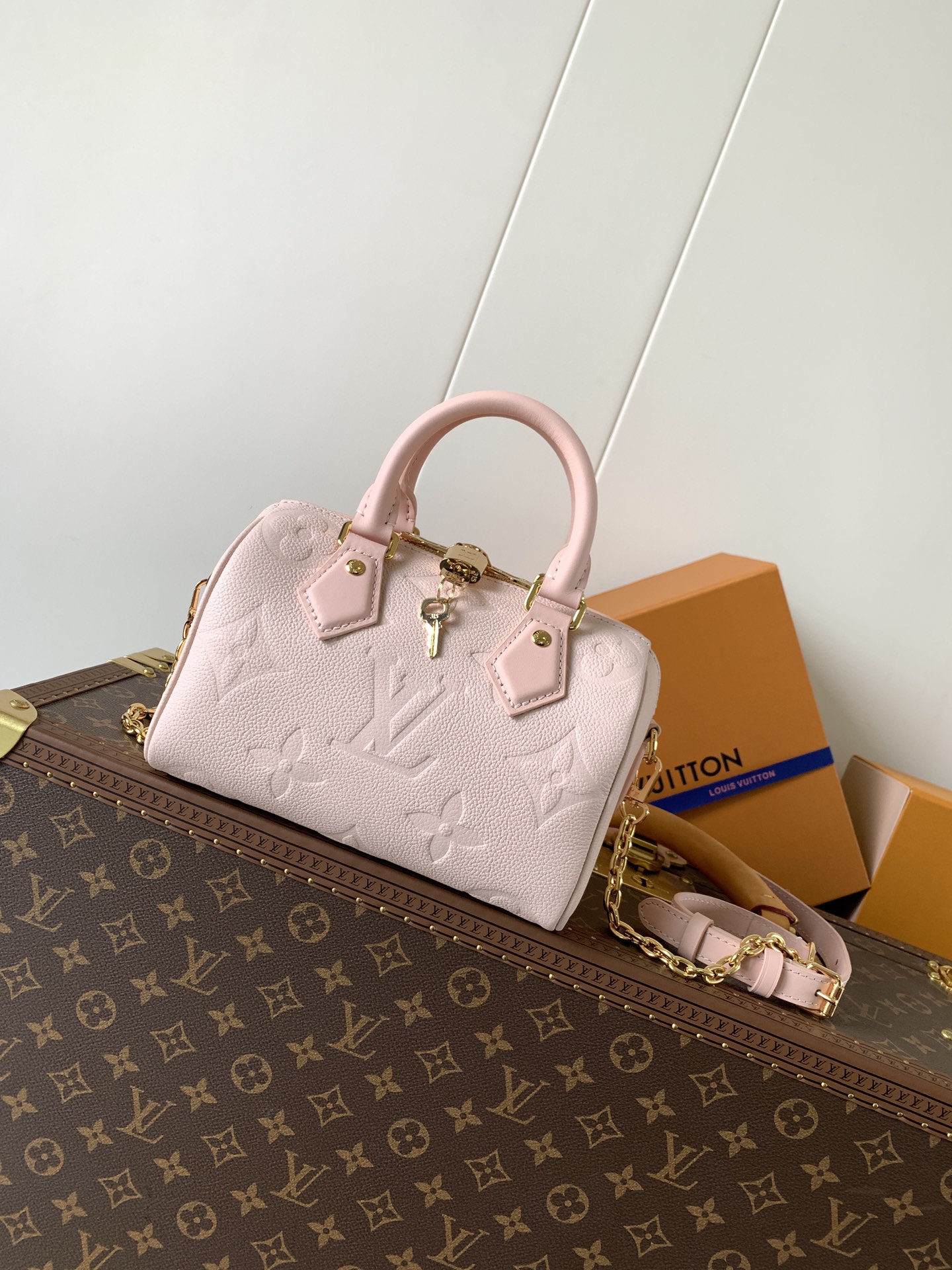 Louis Vuitton Speedy Bandoulière 20 Monogram Empreinte Leather Crossbody Bag