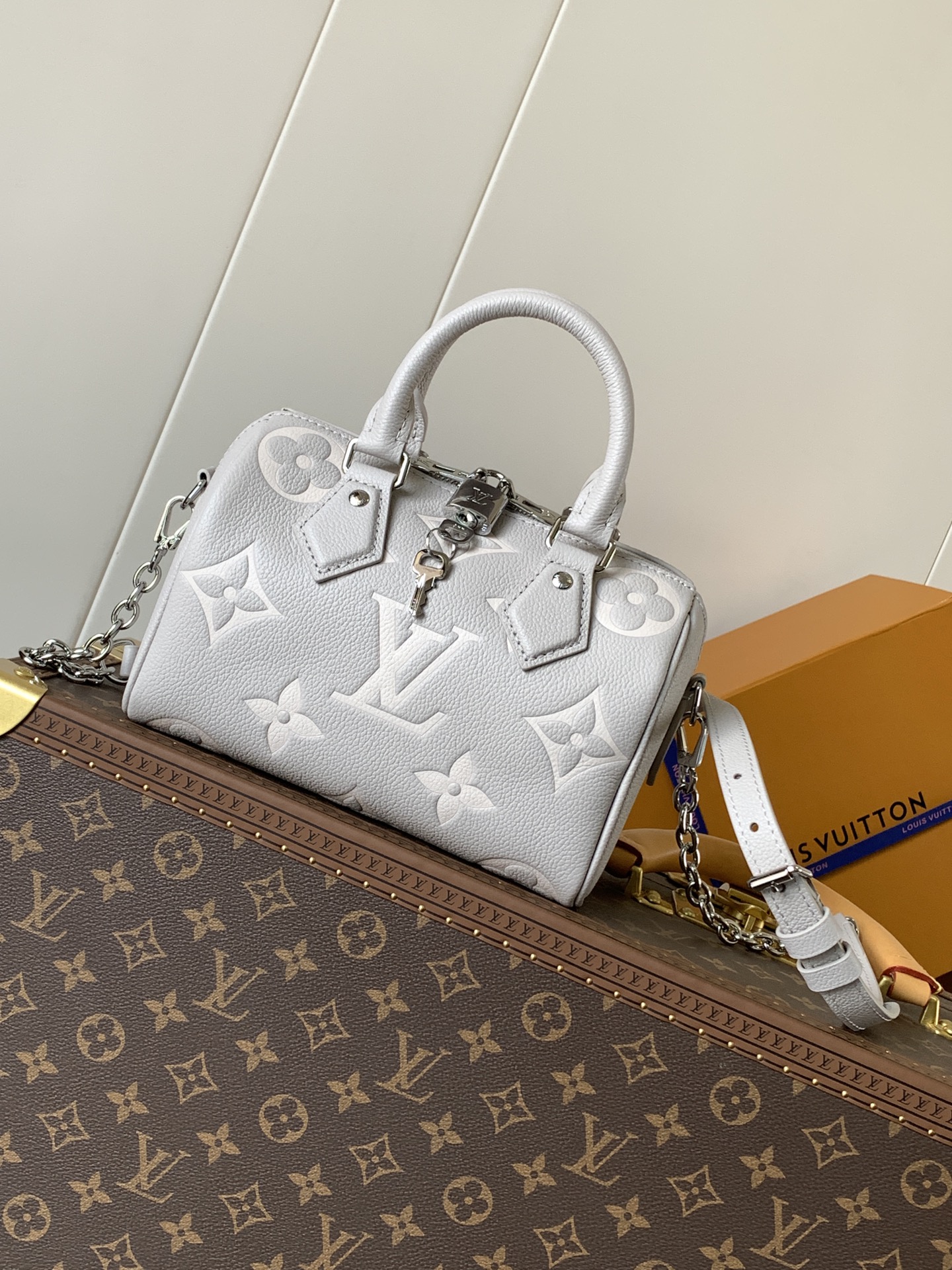 Louis Vuitton Speedy Bandoulière 20 Monogram Empreinte Leather Crossbody Bag