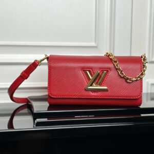 Louis Vuitton Twist West Pochette Crossbody Bag in Red