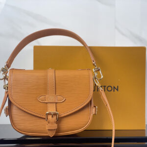 Louis Vuitton Saumur BB Shoulder Bag in Caramel Epi Leather