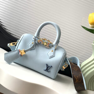 Speedy 18 Leather Crossbody Bag