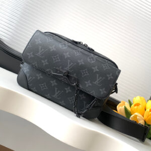 Louis Vuitton Steamer Crossbody Bag in Monogram Eclipse