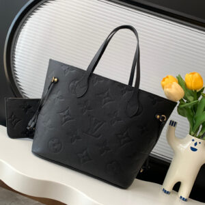 Louis Vuitton Neverfull Medium Tote Bag M45685 Black