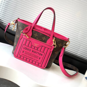 Louis Vuitton Neverfull Bandoulière Inside Out BB Handbag