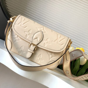 Louis Vuitton Diane Shoulder Bag in Monogram Empreinte Leather – Black