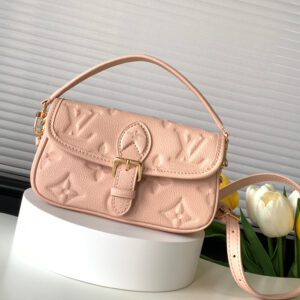 Louis Vuitton Nano Diane Handbag in Monogram Empreinte Leather