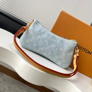 Louis Vuitton Liv Pochette Monogram Denim Crossbody Bag