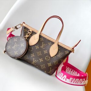 Louis Vuitton Neverfull BB Handbag in Damier Ebene Canvas