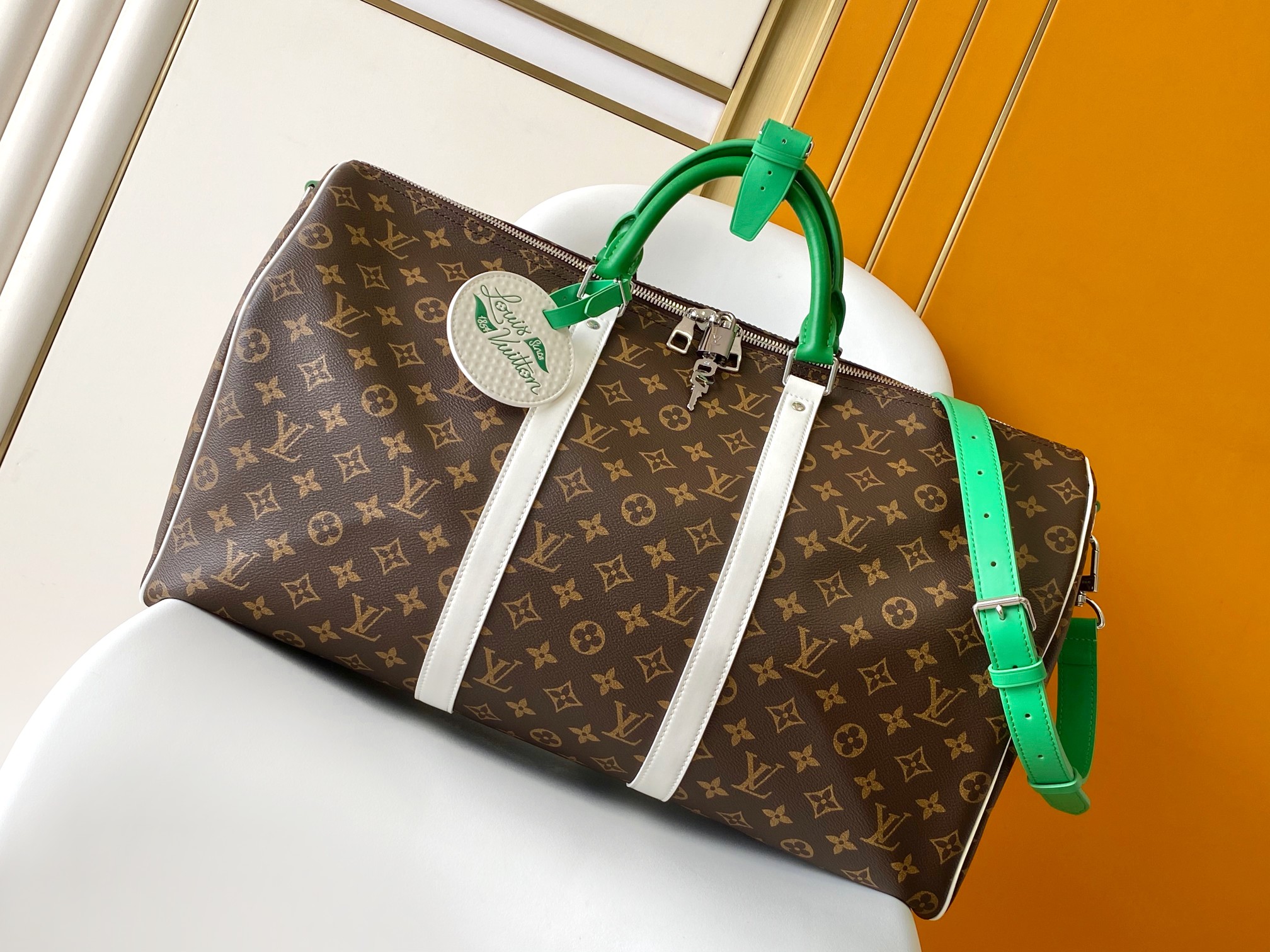 Louis Vuitton Keepall Bandoulière 50 Travel Bag