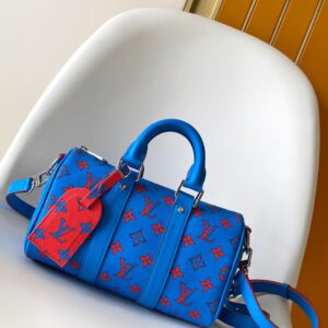 Louis Vuitton Keepall Bandoulière 25 Travel Bag in Monogram Surfin Canvas