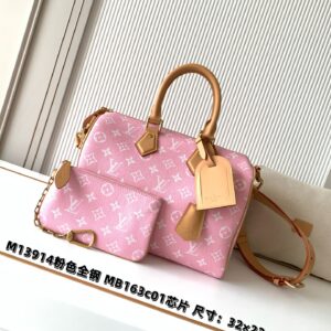 Louis Vuitton Speedy Bandoulière 30 Handbag in Pink
