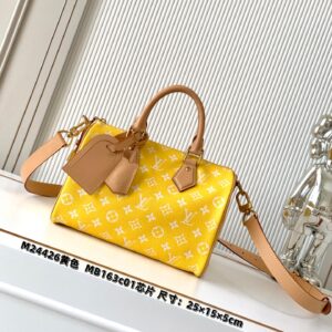 Louis Vuitton Speedy Bandoulière 25 Handbag in Yellow Leather
