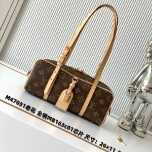 Louis Vuitton Hang On Handbag in Monogram Canvas