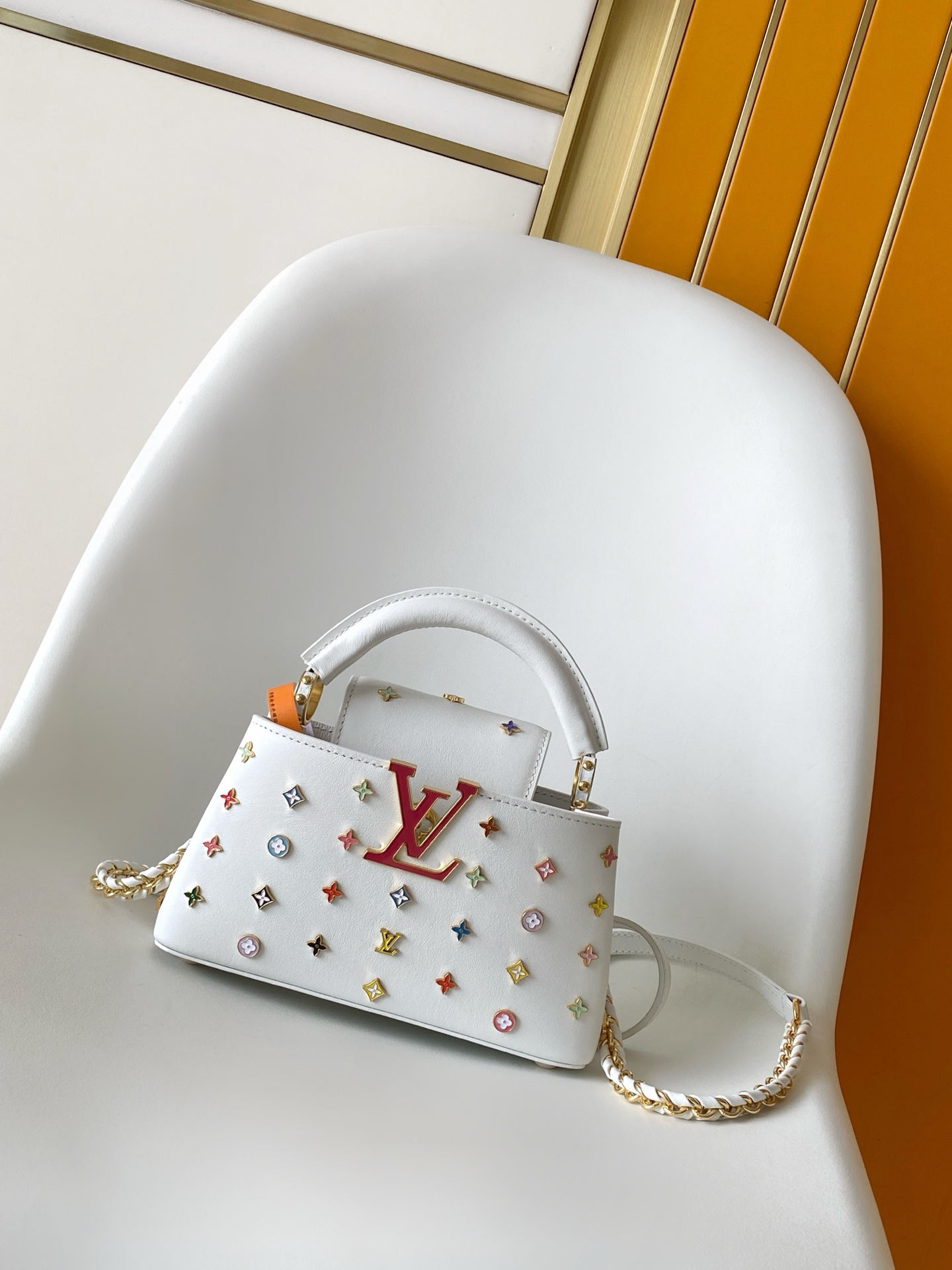 Louis Vuitton Capucines East-West Mini Crossbody Bag M27636