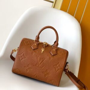 Louis Vuitton Speedy Bandouliere 25 Monogram Empreinte Leather Crossbody Bag