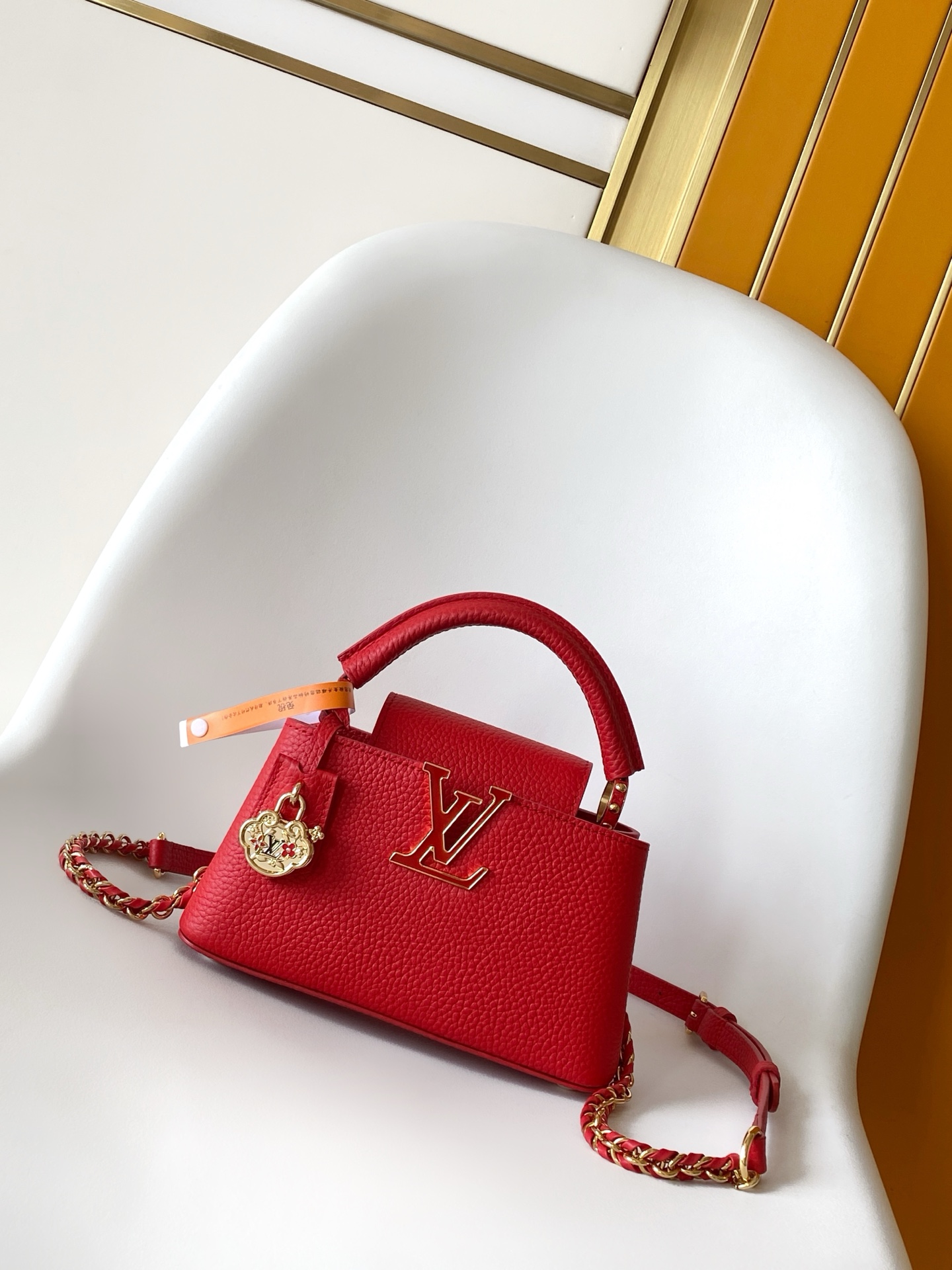 Louis Vuitton Capucines East-West Mini Crossbody Bag