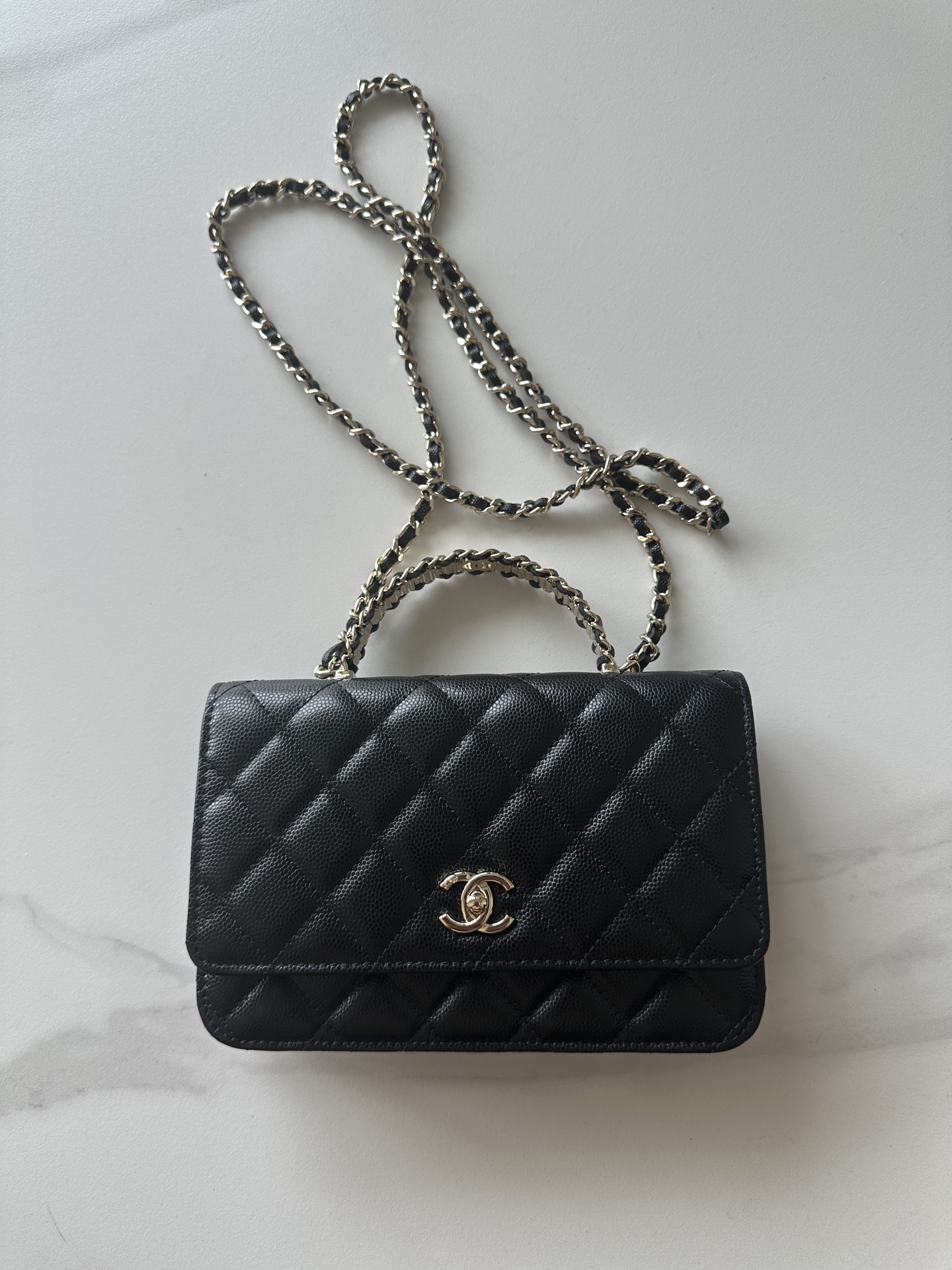 Chanel 4938 Leather Crossbody Bag
