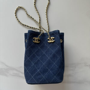 Chanel AP5359 Denim Chain Wallet
