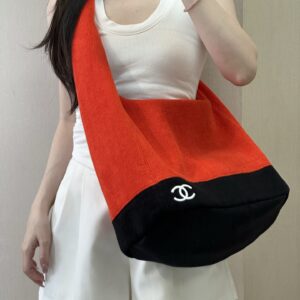 Chanel 26S Coco Beach Terry Cloth Tote Bag