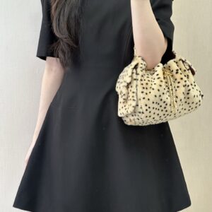 CHANEL 25 Velvet Leopard-Print Handbag