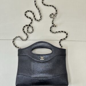 Chanel 31 Nano Bag in Crocodile-Embossed Calfskin