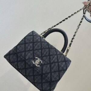 Chanel Coco Handle Mini Denim Handbag