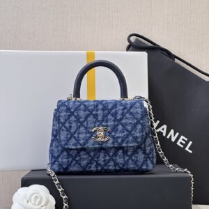 Chanel Coco Handle Mini Denim Handbag