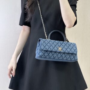 Chanel Coco Handle Denim Shoulder Bag